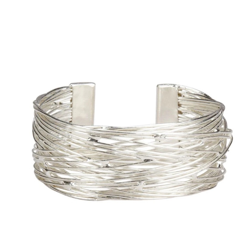 Elegant Steel Cuff Bracelet